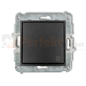 KARLIK MINI łącznik zwierny światło grafitowy 11MWP-5