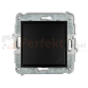 KARLIK MINI łącznik schodowy czarny mat 12MWP-3
