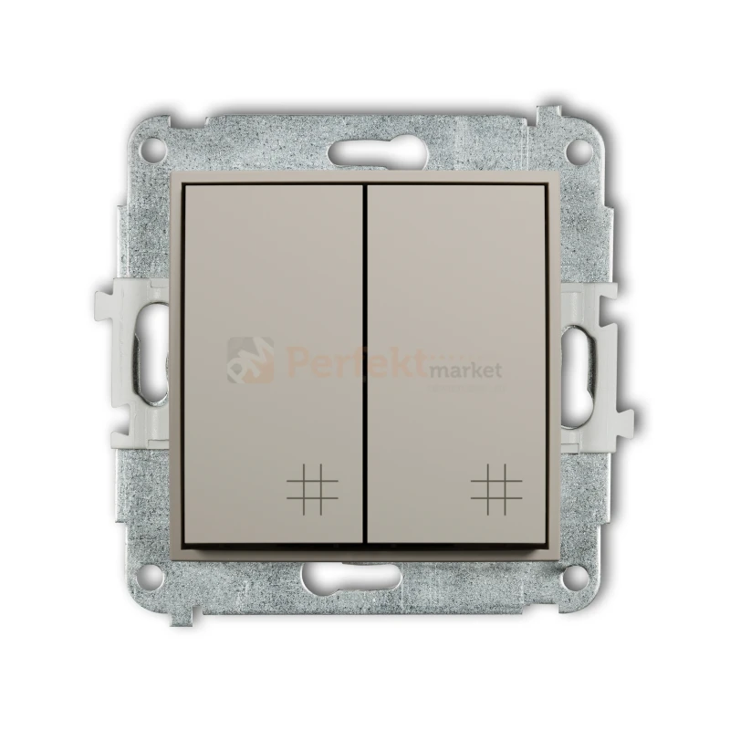 KARLIK MINI łącznik krzyżowy podwójny taupe 60MWP-66 perfekt market olsztyn