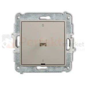 KARLIK MINI łącznik dwubiegunowy w stylu amerykańskim taupe 60MWPUS-9