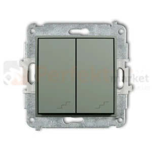 KARLIK MINI łącznik schodowy podwójny szałwiowy 61MWP-33