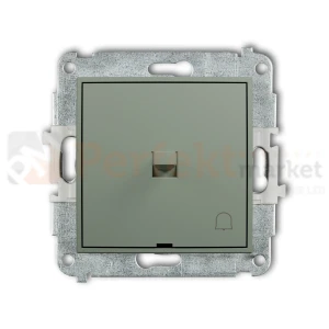 KARLIK MINI łącznik zwierny dzwonek w stylu amerykańskim szałwiowy 61MWPUS-4