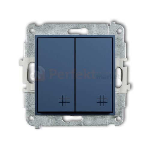 KARLIK MINI łącznik krzyżowy podwójny navy blue 64MWP-66 perfekt market olsztyn
