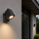 kinkiet led ścienny regulowany szary RAL716 1xgu10 1.webp