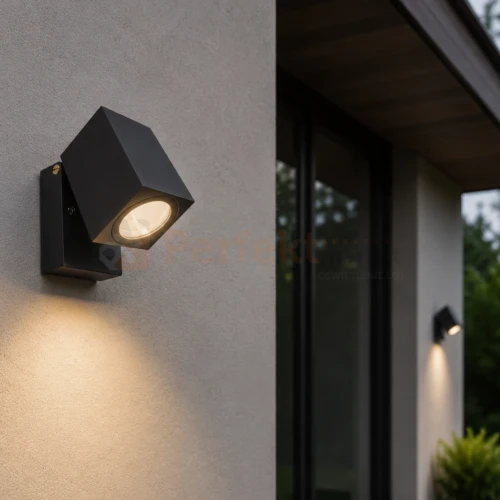 kinkiet led ścienny regulowany szary RAL716 1xgu10 1.webp