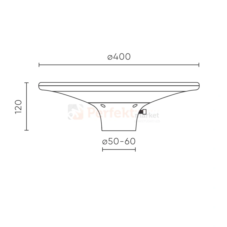 oprawa solarna parkowa SUNLO cct ip65 czarna wymiary.webp