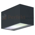 Kinkiet zewnętrzny góra/dół BRICK 14W 600lm IP44 RGBW+ WiFi Smart+ ciemnoszary perfekt market olsztyn