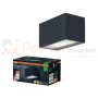Kinkiet zewnętrzny góra/dół BRICK 14W 600lm IP44 RGBW+ WiFi Smart+ ciemnoszary perfekt market olsztyn