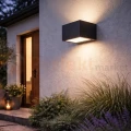 Kinkiet zewnętrzny góra/dół BRICK 14W 600lm IP44 RGBW+ WiFi Smart+ ciemnoszary perfekt market olsztyn