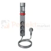 Przedłużacz biurkowy 3G 2P+Z przewód 1,5m H05VV-F 3x1,5mm²  2xUSB-A + 1xUSB+C szary matowy perfekt market olsztyn