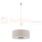 Lampa wisząca CEDRO M jedwabisty szary Nowodvorski 11665 perfekt market olsztyn