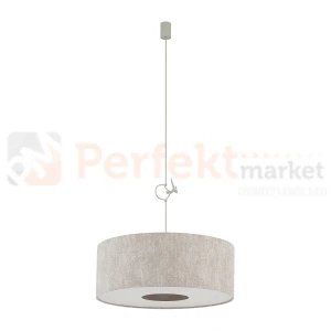 Lampa wisząca CEDRO M jedwabisty szary Nowodvorski 11665