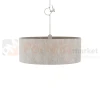 Lampa wisząca CEDRO M jedwabisty szary Nowodvorski 11665 perfekt market olsztyn
