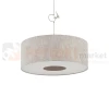 Lampa wisząca CEDRO M jedwabisty szary Nowodvorski 11665 perfekt market olsztyn
