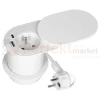 Gniazdo meblowe Ø6cm w blat zasuwane ładowarka USB przewodem 1,9m 1xUSB-A + 1xUSB-C 20W białe ORNO perfekt market olsztyn