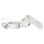 Gniazdo meblowe Ø6cm w blat zasuwane ładowarka USB przewodem 1,9m 1xUSB-A + 1xUSB-C 20W białe ORNO perfekt market olsztyn