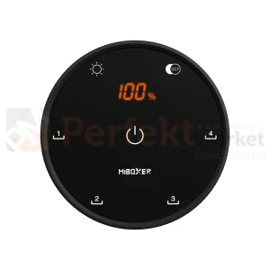 MiBoxer pilot obrotowy KNOB z LCD 1-strefowy CCT 2,4GHz 4 sceny czarny
