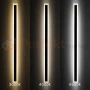 Lampa ścienna zewnętrzna liniowa na elewację 150cm LED WOW II CCT czarna IP54 (3).webp