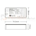 MiBoxer odbiornik strefowy do taśm LED 5w1 MONO/CCT/RGB/RGBW/RGB+CCT max 12A WiFi + Matter + RF 2,4GHz SM5 perfekt market olsztyn