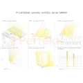 Lampa ogrodowa liniowa hermetyczna LED GARDEN 1m 24V 10W 390lm IP68 IK10 uchwyty 33 cm GRM1 czarna perfekt market olsztyn