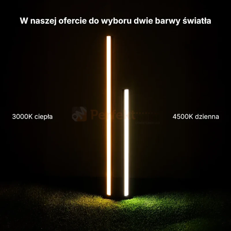 Lampa zewnętrzna linie stojąca LED GARDEN 30cm 24V 3W 113lm IP68 IK10 SG1 czarna [warianty]