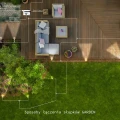 Lampa zewnętrzna linie stojąca LED GARDEN 30cm 24V 3W 113lm IP68 IK10 SG1 czarna perfekt market olsztyn