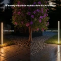 Lampa zewnętrzna linie stojąca LED GARDEN 30cm 24V 3W 113lm IP68 IK10 SG1 czarna perfekt market olsztyn