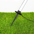 Lampa zewnętrzna linie stojąca LED GARDEN 30cm 24V 3W 113lm IP68 IK10 SG1 czarna perfekt market olsztyn