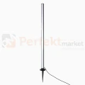 Lampa zewnętrzna linie stojąca LED GARDEN 80cm 24V 8W 303lm IP68 IK10 SG1 czarna perfekt market olsztyn
