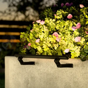Lampa ogrodowa liniowa hermetyczna LED GARDEN 1m 24V 10W 390lm IP68 IK10 uchwyty 180° 8 cm GRM2 czarna [warianty]