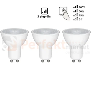 Paulmann żarówki LED GU10 6,5W 460lm 2700K 3-step dimm ściemnialne, zestaw 3 sztuki