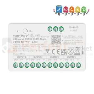 MiBoxer sterownik LED 4 kanałowy SPI-WL4 5w1 WiFi RF cyfrowy kontroler taśmy