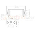 Reflektor ogrodowy lampa zewnętrzna RGB+CCT 50W FUTC12 miboxer 3.webp