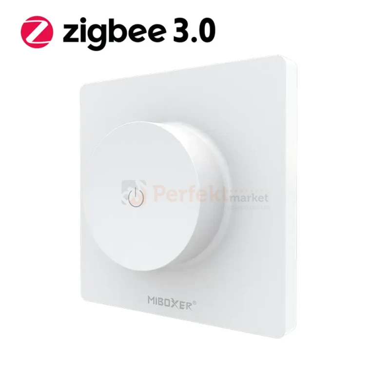 MiBoxer ściemniacz obrotowy Triac 300W 230V RF 2,4GHz + ZigBee 3.0 biały TRI-K1ZR perfekt market olsztyn
