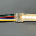 Złączka zasilająca przewód-taśma do LED COB RGB+CCT 12mm CLICK! perfekt market olsztyn