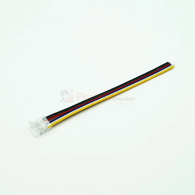 Złączka zasilająca przewód-taśma do LED COB RGB+CCT 12mm CLICK! perfekt market olsztyn