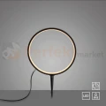 Lampa ogrodowa LED wbijana ring, pierścień 32 cm ZIRKULU 2W  3000K IP65 timer (2).webp