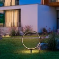 Lampa ogrodowa LED wbijana ring, pierścień 32 cm ZIRKULU 2W  3000K IP65 timer (7).webp