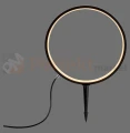 Lampa ogrodowa LED wbijana ring, pierścień 32 cm ZIRKULU 2W  3000K IP65 timer (11).webp