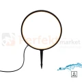 Lampa ogrodowa LED wbijana ring, pierścień 32 cm ZIRKULU 2W  3000K IP65 timer (10).webp