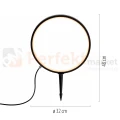 Lampa ogrodowa LED wbijana ring, pierścień 32 cm ZIRKULU 2W  3000K IP65 timer (8).webp