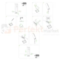 Lutec słupek ogrodowy z gniazdami E 2x230V MAINS czarny mat IP54 9702202012 montaż schemat.webp