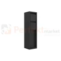 Lutec słupek ogrodowy z gniazdami E 2x230V MAINS czarny mat IP54 9702202012 czyste.webp