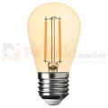 Żarówka filamentowa LED do girland 1W ST45 E27 bursztynowa 2700K (1).webp