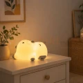 Lampka dziecięca LED KAPIBARA chrapiąca RGB ładowana z USB perfekt market olsztyn
