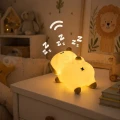 Lampka dziecięca LED KAPIBARA chrapiąca RGB ładowana z USB perfekt market olsztyn