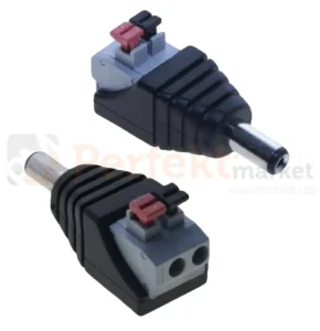 Wtyk konektor DC 2.1/5.5 z szybkozłączkami