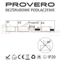 Zasilacz instalacyjny PRO 12V 36W 3A IP20 mały rozmiar ultra slim perfekt market olsztyn