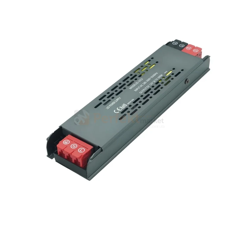 Zasilacz instalacyjny PRO 12V 200W 16,67A IP20 mały rozmiar ultra slim perfekt market olsztyn