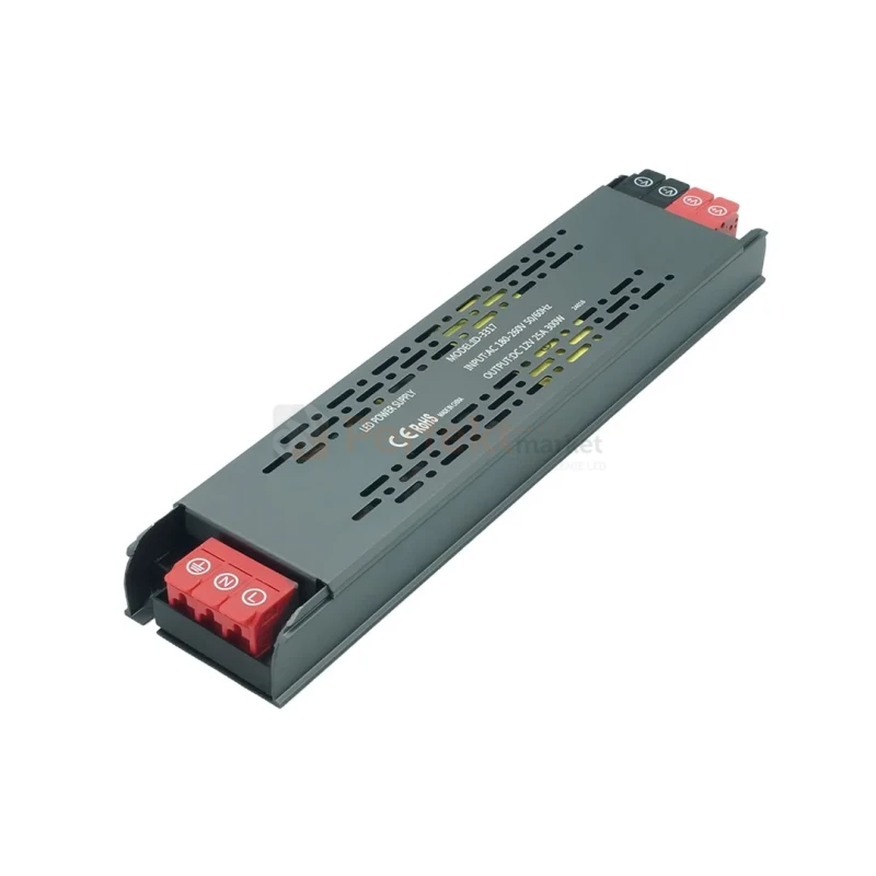 Zasilacz instalacyjny PRO 12V 300W 25A IP20 mały rozmiar ultra slim perfekt market olsztyn